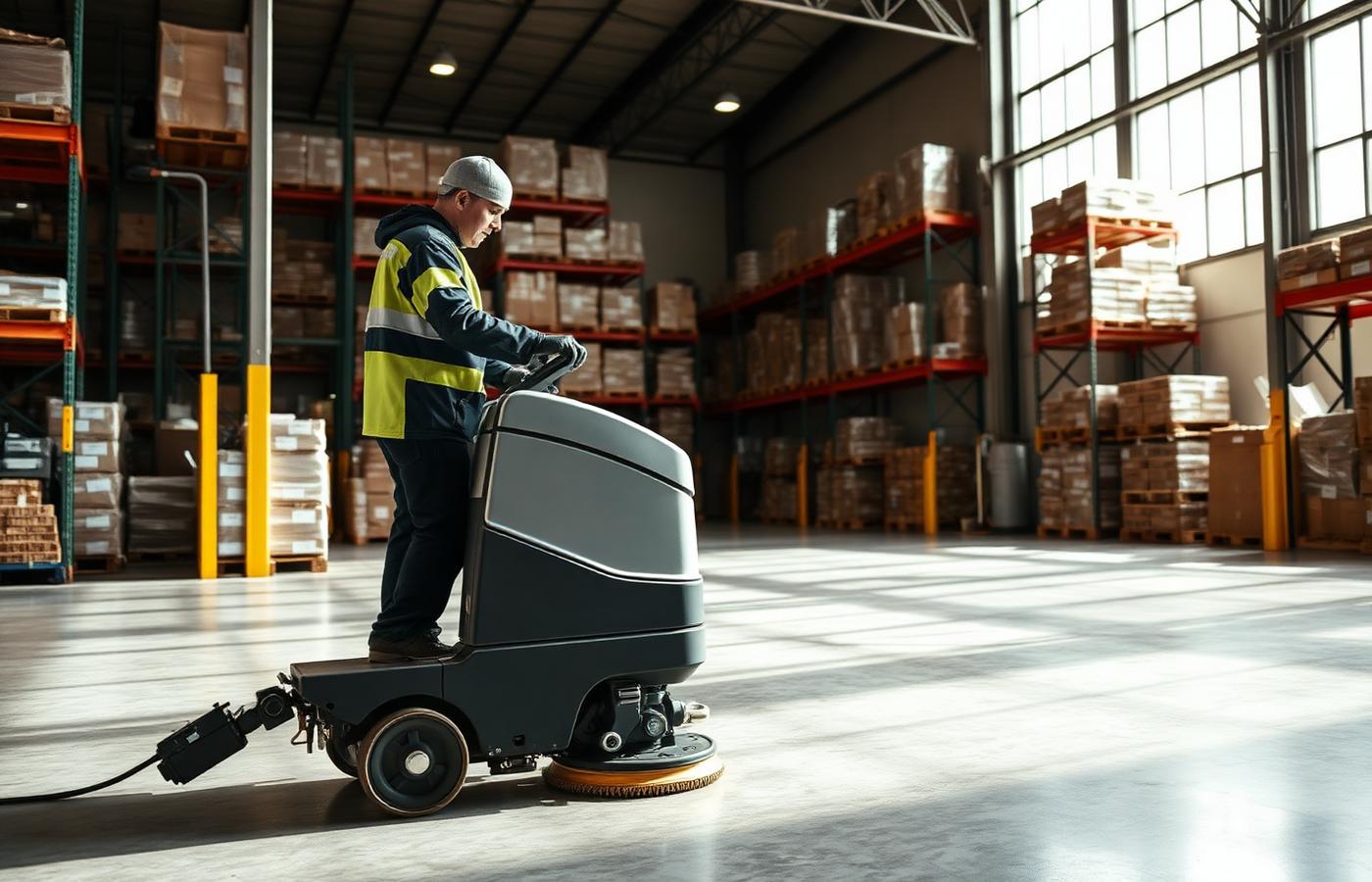 Lagerstädning utförd av Service Konsult i Skåne